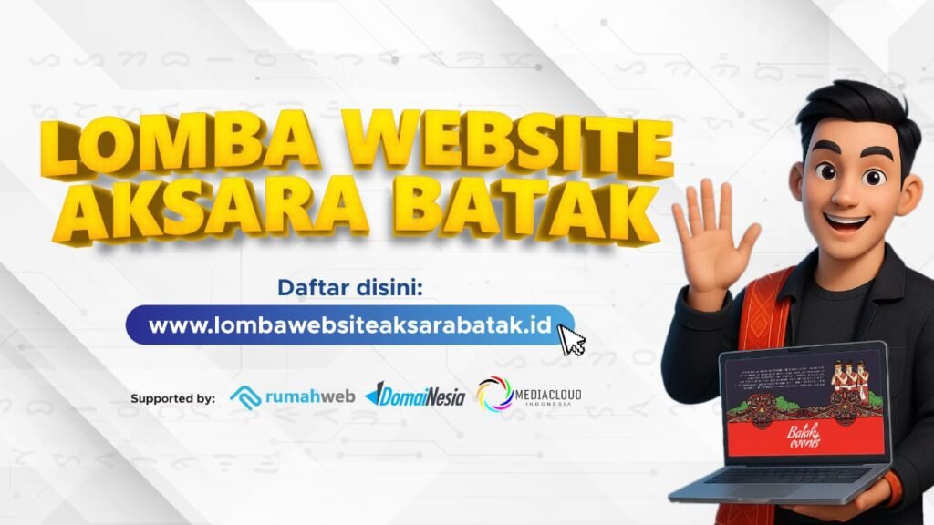 Lomba Website Aksara Batak, Foto: Dok
