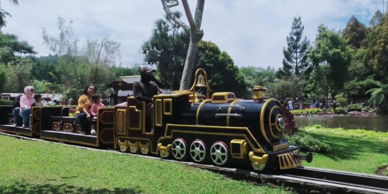 Salah satu wahana baru di Floating Market Lembang. (Dok Pribadi)