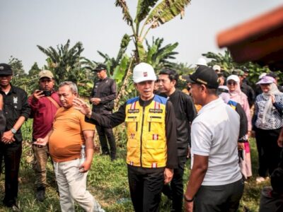 Wali Kota Bogor meninjau lahan PSEL Bogor Raya II (Foto: Heri Supriatna/RMOLJabar)